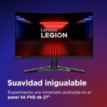 Lenovo Legion R27fc-30 – 27-Inch Curved FullHD Gaming Monitor with EyeSafe (VA, 240Hz, 0.5ms, HDMI+DP, FreeSync, Speakers) Tilt/Pivot/Swivel Adjustment - Black - Image 7