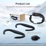 AMVR FC1 Face Cover Pad Face Interface Compatible with Meta/Oculus Quest 3 Accessories, NOT Compatible with Meta Quest 3S - Imagen 3