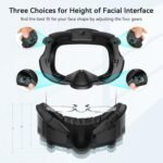 AMVR FC1 Face Cover Pad Face Interface Compatible with Meta/Oculus Quest 3 Accessories, NOT Compatible with Meta Quest 3S - Imagen 4