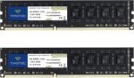 Timetec 16GB Kit (2x8GB) DDR3 / DDR3L 1333MHz PC3-10600 Non-ECC Unbuffered 1.5V / 1.35V CL9 2Rx8 Dual Rank 240 Pin UDIMM Memory RAM Module for PC Desktop Computer Upgrade - Imagen 3