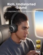 Soundcore Anker Space One Pro Adaptive Active Noise Cancelling Headphones with 6 Microphones, Super Foldable Design, 60H Lossless Audio, Ultra-Fast Charging, Wireless Hi-Res with LDAC - Image 5