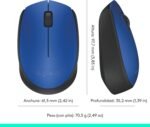 Logitech 910-004640 Wireless Mouse, Blue, One Size - Image 7