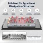 Computer Integrated Industrial Panel 27 Inch,All-in-One Touch Screen Without Fan,Capacitive Monitor IP65,Windows 11 Pro,for Kiosks,Factories,Kiosk (I3 12th Gen,8G+256G) - Imagen 3
