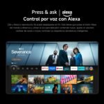 XIAOMI TV F Pro 75, 75 Inch (190 cm), 4K UHD QLED, Smart TV, Fire TV, Alexa Voice Control, HDR10+, 60Hz with 120Hz Game Boost Mode, MEMC, 2GB+32GB, Compatible with Apple AirPlay, 2025 - Imagen 12