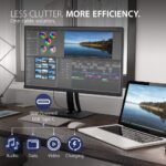 ViewSonic VP2768a 27" Professional 2K QHD Monitor 100% sRGB, Pantone Validated, USB Type C, HDMI, DP, Ethernet, for Graphic Design, Photography and Video Editing - Image 4