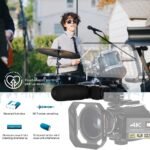 ORDRO AC3 4K Camcorder Video Camera FHD 1080P 60FPS Youtube Camcorder Vlogging Night Vision IR with Mic, LED Light, 32G SD Card - Imagen 4