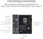 ASUS TUF Gaming B760-PLUS WiFi D4 ATX Motherboard Intel B760 LGA 1700 (PCIe 5.0, Three PCIe 4.0 M.2, 12+1 Phase VRM, 2.5Gb Ethernet, DisplayPort, HDMI, USB 3.2 Gen 2 Type-C Front, Aura Sync) - Imagen 6