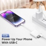 SD Card Reader for iPhone, iPhone Lightning Memory Card Reader, SD/TF Card Adapter for iPhone 14/13/12/11/iPad/Camera - Image 6