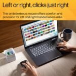 HP Z3700 – Wireless Mouse (1200 DPI, 3 Buttons and Scroll Wheel, 16 Months Battery, LED Technology, USB and Windows Vista/7/8/10 Available), Black - Image 8