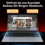 Ruzava Laptop 15.6 Inch Celeron N5095 2.9 GHz Win11 Pro 8GB 256GB SSD Expansion 1TB 5G WiFi BT4.2 HDMl USB 3.0 Portable with Wireless Mouse and Spanish Keyboard Membrane – Gray-002 - Image 10