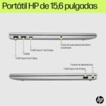 HP 15-fd0370ns - 15.6" FHD Laptop (Intel Core i5-1334U, 16GB RAM, 512GB SSD, Intel Iris Xe Graphics, No Operating System) Silver - Spanish QWERTY Keyboard - Image 4