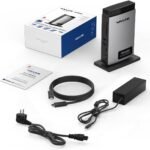 WAVLINK Laptop Docking Station Triple Display (Single 8K@30Hz/4K@144Hz), USB C Dock 125W PD3.1 Pass-Through, 2*HDMI, DP, Ethernet, SD/TF, for Windows - Imagen 5