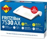 Fritz!Box 7530 AX International WiFi 6 Router, Dual Band (1800 Mbps 5 GHz and 600 Mbps 2.4 GHz), Mesh, 4 x Gigabit LAN, 1 x USB 3.0, Spanish Interface - Image 4