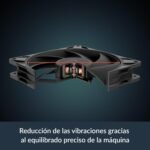 ARCTIC P14 Pro PST CO - Powerful Premium Case Fan, Continuous Operation, Case Fan PWM 140mm, Y-Cable Splitter, 400–2500rpm, 0rpm - Imagen 4