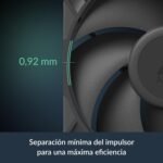 ARCTIC P14 Pro PST CO - Powerful Premium Case Fan, Continuous Operation, Case Fan PWM 140mm, Y-Cable Splitter, 400–2500rpm, 0rpm - Imagen 7