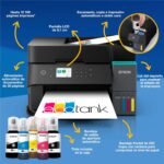 EcoTank ET-3950 A4 Multifunction Printer with Ink Reservoir, Wi-Fi Connection, ADF, Double-Sided Printing, Scanning, Copy and Ink Included for up to 3 Years - Image 3