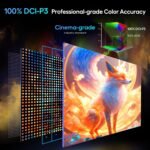 UPERFECT 4K QLED 15.6 Inch Portable Monitor 1500:1 500 Nits 100% AdobeRGB 3840 x 2160 UHD Matte Eye-Care Display for PC Laptop Game Console, Metal Body, VESA Compatible - Image 4