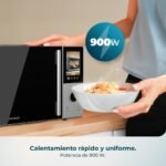 Cecotec Digital Touch Microwave with Grill 25L Convection 2500 Touch. 900W, Grill 1200W, Touch Control, Convection 2200 W, 8 Programs, Timer 60min, Turntable 315 mm, Safe - Imagen 5