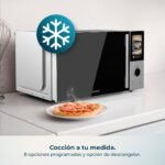 Cecotec Digital Touch Microwave with Grill 25L Convection 2500 Touch. 900W, Grill 1200W, Touch Control, Convection 2200 W, 8 Programs, Timer 60min, Turntable 315 mm, Safe - Imagen 6