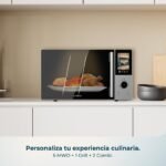 Cecotec Digital Touch Microwave with Grill 25L Convection 2500 Touch. 900W, Grill 1200W, Touch Control, Convection 2200 W, 8 Programs, Timer 60min, Turntable 315 mm, Safe - Imagen 9
