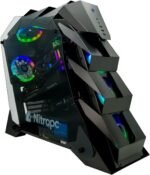 NitroPC - Nitro Plus v2 Pack | Full Gaming PC (AMD Ryzen 7 9800X3D 4.7/5.2GHz, RTX 5080 16GB, RAM 32GB RGB, M2 2TB, W11 Pro | WiFi, 27" Curved Monitor, Keyboard, Mouse, Helmets) - Image 4