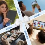 10 Inch Android Tablet 15, 30GB RAM+128GB (2TB TF) Octa-Core/Gemini AI/Widevine L1/5GWiFi6/8000mAh/5MP+8MP/Tablets with Keyboard & Case & Mouse,Grey - Imagen 8