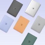 MacBook Air 13.6 Inch Case M4 M3 M2 2025-2022 [A3240 A3113 A2681], with Stand Functions Hard Cases, Plastic Hard Shell Case for Mac Air 13.6" Cover Case - Purple - Imagen 9