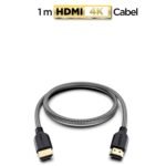 PowerBear HDMI Cable 4K 1m | High Speed Nylon Braided and Gold Connectors | 4K@60Hz, Ultra HD, 2K, 1080P, ARC and CL3 Rated | for Laptop, Monitor, PS5, Xbox One and More - Image 3