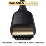 PowerBear HDMI Cable 4K 1m | High Speed Nylon Braided and Gold Connectors | 4K@60Hz, Ultra HD, 2K, 1080P, ARC and CL3 Rated | for Laptop, Monitor, PS5, Xbox One and More - Image 4