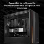 be quiet! Pure Rock Pro 3 Black Air Cooler, Impressively High Cooling Capacity, 6 High Performance Heat Pipes, 2 Pure Wings 3 120mm PWM Optimized Fans - Imagen 3