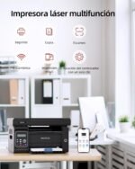 PANTUM M6500NW Multifunction Laser Printer, Monochrome Printer, Scanner, Copier (WLAN, Airprint, A4, Black and White Printer) 22PPM - Imagen 3