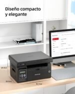 PANTUM M6500NW Multifunction Laser Printer, Monochrome Printer, Scanner, Copier (WLAN, Airprint, A4, Black and White Printer) 22PPM - Imagen 8