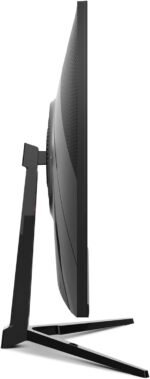 KROM Kertz 27" RGB IPS Gaming Monitor 200Hz, 1ms, Full HD (1920x1080), HDR, Compatible AMD FreeSync and NVIDIA G-Sync, Low Blue Light and Flicker Free, VESA 75x75 - Black - Imagen 4