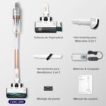 LEVOIT Cordless Vacuum Cleaner, 4 in 1 Vacuum Cleaner Broom with Anti-Skid Technology, 3 Modes and up to 50min, 99.9% Filtration, Lightweight and LED Light, Powerful for Pet Hair, Dust, Hard Floors - Image 5