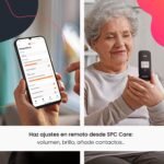 SPC Polaris - 4G Phone for Elderly with Big Keys and SOS Button | Compatible with SPC Care Remote Management App (iOS & Android), GPS Location and Security Alerts | Black - Imagen 5