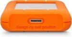LaCie Rugged USB-C, 4TB, Portable External Hard Drive for PC Mac iPad & iPhone, incl. USB-C, Data Rescue Service (STFR4000800) - Image 3