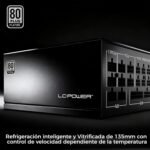 LC-POWER LC1200P V3.1 PC Power Supply 1200W 80 Plus Platinum Fully Modular - ATX 3.1, PCIe 5.1, 135mm Ultra Quiet Fan for High Performance Gaming - Image 6