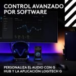 Logitech G Astro A50 Lightspeed Wireless Gaming Headset + Base (5th Gen), Pro-G Graphene, Switching Between 3 Systems, USB-C, Xbox, PS5, PC, Nintendo Switch, Switch 2, Bluetooth - Black - Imagen 7