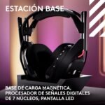 Logitech G Astro A50 Lightspeed Wireless Gaming Headset + Base (5th Gen), Pro-G Graphene, Switching Between 3 Systems, USB-C, Xbox, PS5, PC, Nintendo Switch, Switch 2, Bluetooth - Black - Imagen 8