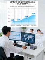 GMKtec Mini PC with Ryzen 5 3500U (beats N150/N95, up to 3.7GHz), 16GB RAM, 256GB M.2 SSD Mini Desktop Computer with 2.5G LAN|Triple 4K Display (HDMI / DP / Type-C), Micro PC for Office/Gaming/Home - Image 6