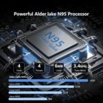 15.6" FHD IPS Laptop with Celeron N95 Processor, 16GB RAM 1TB SSD, Win 11 PC Laptop with Backlit Keyboard and Fingerprint Recognition, Laptop USB3.0, HDMI, Wi-FI5, BT4.2, 5000mAh - Imagen 5