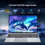 15.6" FHD IPS Laptop with Celeron N95 Processor, 16GB RAM 1TB SSD, Win 11 PC Laptop with Backlit Keyboard and Fingerprint Recognition, Laptop USB3.0, HDMI, Wi-FI5, BT4.2, 5000mAh - Imagen 6