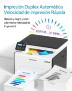 PANTUM CM2100DW 3-in-1 Color Laser Multifunction Printer, Automatic Double-Sided Printing, Print/Copy/Scan, Wi-Fi Direct/Ethernet/USB, 20ppm, for Home and Office - Image 4