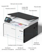 PANTUM CM2100DW 3-in-1 Color Laser Multifunction Printer, Automatic Double-Sided Printing, Print/Copy/Scan, Wi-Fi Direct/Ethernet/USB, 20ppm, for Home and Office - Image 6