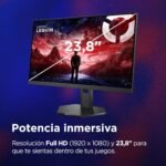 Lenovo Legion 24-10- FHD 23.8" Gaming Monitor (IPS, 240Hz, 0.5ms, 16:9, HDMI 2.1 - DP 1.4, AMD FreeSync Premium, VESA Adaptive Sync, VESA Mount 100mm, Tilt/Height/Pivot/Swivel Adjustment) Black - Image 6