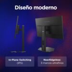 Lenovo Legion 24-10- FHD 23.8" Gaming Monitor (IPS, 240Hz, 0.5ms, 16:9, HDMI 2.1 - DP 1.4, AMD FreeSync Premium, VESA Adaptive Sync, VESA Mount 100mm, Tilt/Height/Pivot/Swivel Adjustment) Black - Image 13