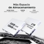 DOOGEE Note 59 Mobile Phone 5G, Andriod 15 Smartphone, 32GB+128GB/2TB Octa Core Mobile, 6250mAh Battery, 120Hz Refresh Frequency and Screen 6.75'', Camera 16MP+8MP Mobiles, NFC/Dual SIM/FaceID - Imagen 5