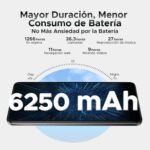 DOOGEE Note 59 Mobile Phone 5G, Andriod 15 Smartphone, 32GB+128GB/2TB Octa Core Mobile, 6250mAh Battery, 120Hz Refresh Frequency and Screen 6.75'', Camera 16MP+8MP Mobiles, NFC/Dual SIM/FaceID - Imagen 6