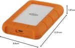 LaCie Rugged USB-C 1TB Portable External Hard Drive for PC Mac iPad & iPhone, Data Rescue Service (STFR1000800) - Image 4