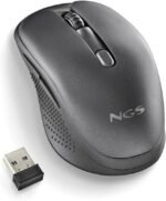 NGS EVO Rust Black 2.4GHz Rechargeable Wireless Mouse for Computer/Laptop/MacBook/PC/Mac/iPad/Tablet, Silent Keys, 3 DPI Levels: 800/1200/1600, Designed for Right-Handed, Black - Image 6